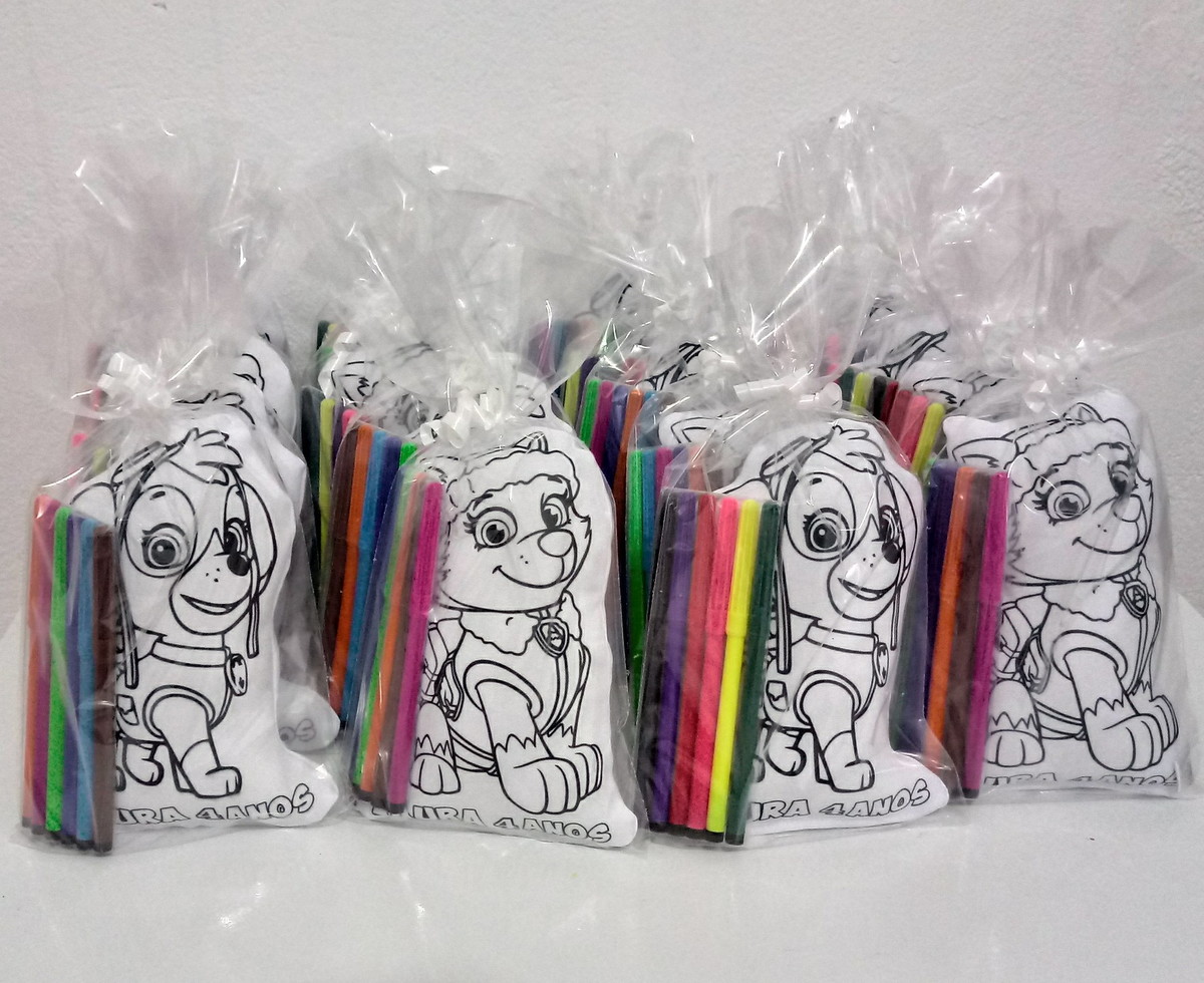 Desenhos personalizados para colorir - Tema: Patrulha Canina